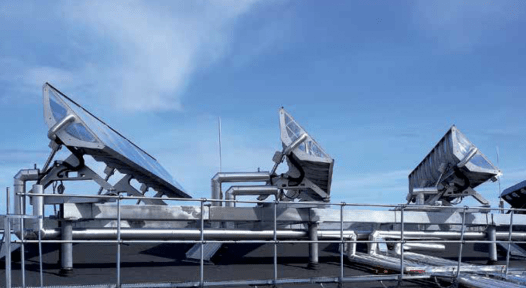 “Solar thermal cooling reduces the strain on the power grid”