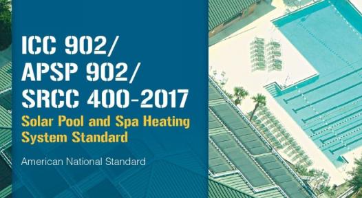 New U.S. standard for solar pool and spa heaters